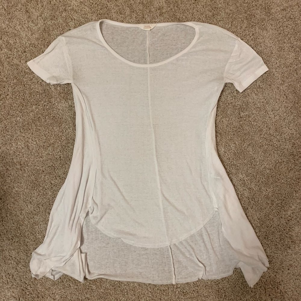 Flowy White Top